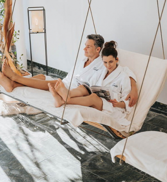 Entspannen nach einer wohltuenden Wellnessanwendung im 4 Sterne Superior Hotel Seevilla in Altaussee