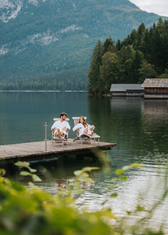 Urlaub in Altaussee, pure Erholung direkt am Ufer des Sees.