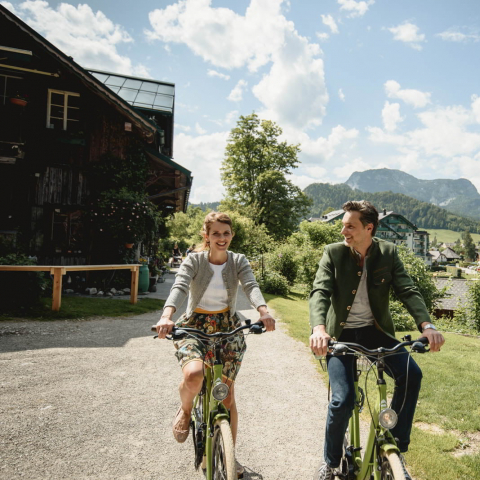 Radtouren zu Zweit in der Steiermark am Hotel Seevilla in Altaussee