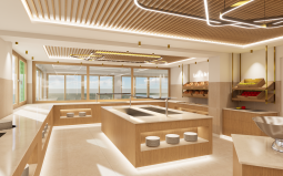 Neuer Buffetbereich im Hotel Seevilla Altaussee