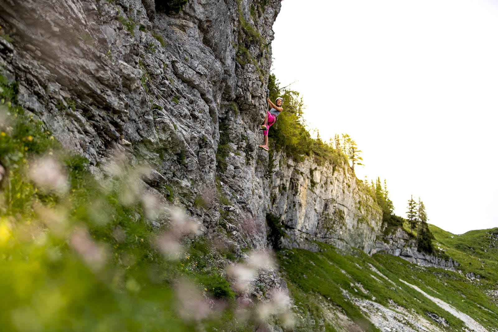 Der Loser Berg eignet sich auch hervorragend zum Klettern, Erkunden und Bergsteigen