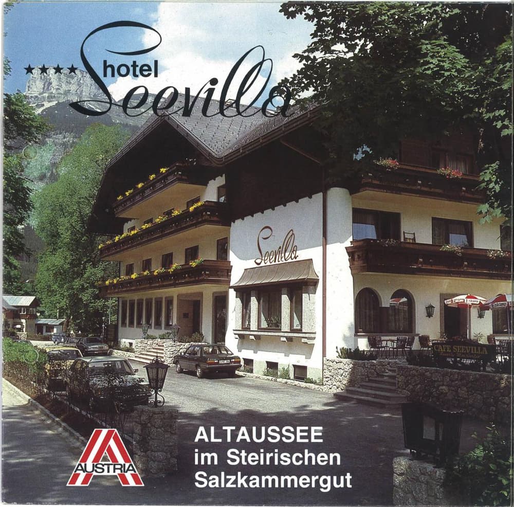 So sah das Werbe-Prosepekt des Hotel Sevilla in Altaussee 1980 aus