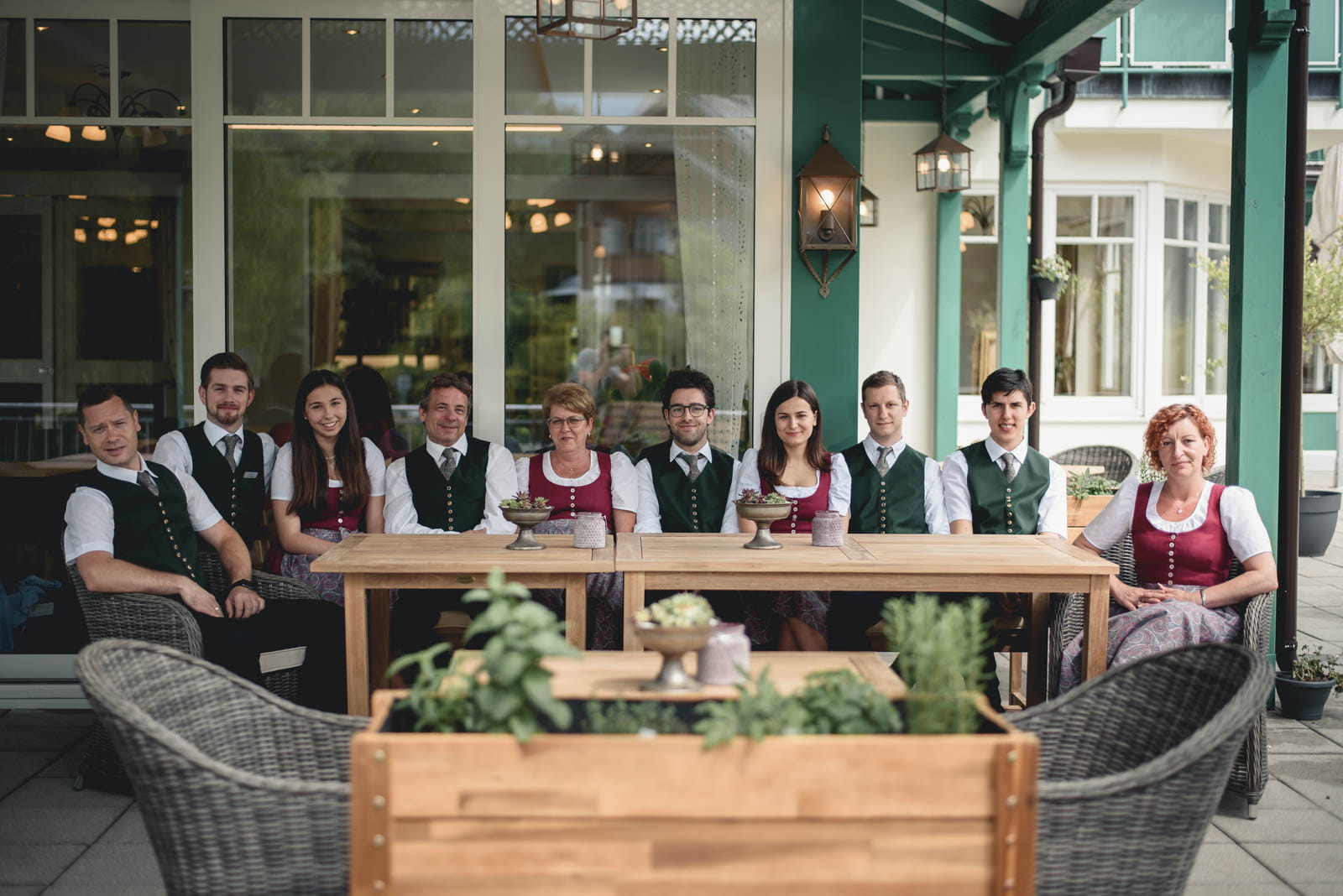 Das Serviceteam des Hotel Seevilla in Altaussee erwartet Ihren Besuch