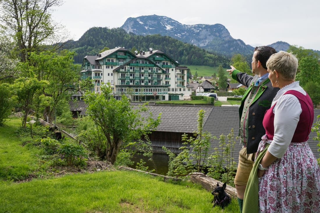 Hotel in Altaussee | Romantischer Blick auf die Seevilla